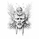 icarus  tattoo design idea