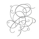 cursive n tattoo design idea