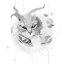 money hustle  tattoo design idea