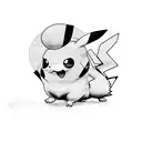 pikachu cool tattoo design idea