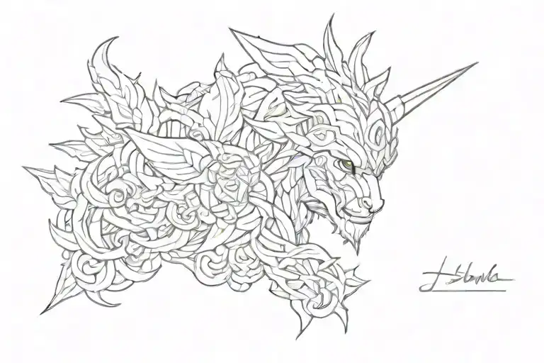joshua tattoo design idea
