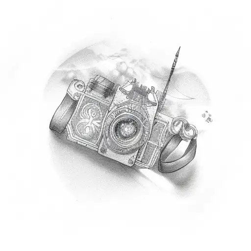 magical tramp stamp  tattoo design idea