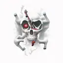 Fear God tattoo design idea