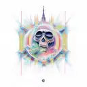 Fear God tattoo design idea