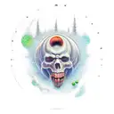 Fear God tattoo design idea