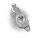 Maori arm Tattoo mit SpongeBob  tattoo design idea