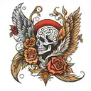 together forever tattoo design idea