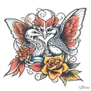 together forever tattoo design idea