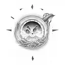 sunrise tattoo design idea