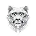 panther tattoo design idea