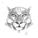 panther tattoo design idea