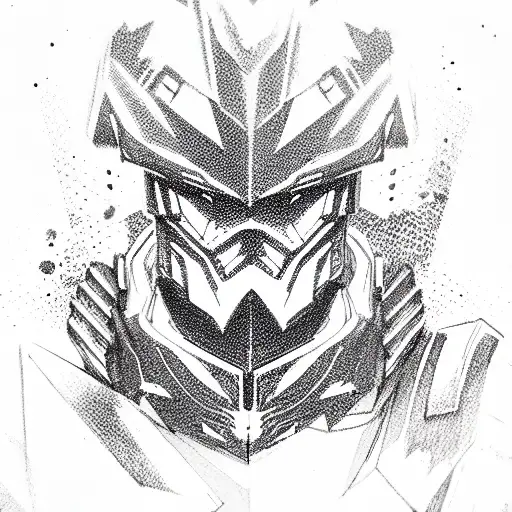Omega fortnite tattoo design idea