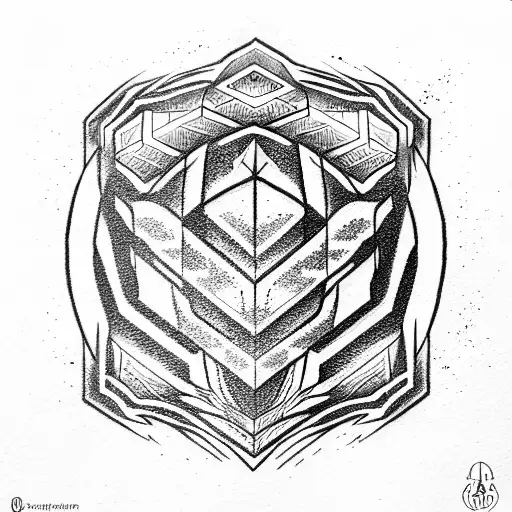 Omega fortnite tattoo design idea