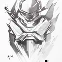 Omega fortnite tattoo design idea