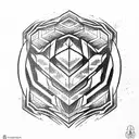 Omega fortnite tattoo design idea