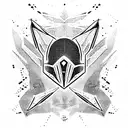 Omega fortnite tattoo design idea