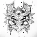 Omega fortnite tattoo design idea