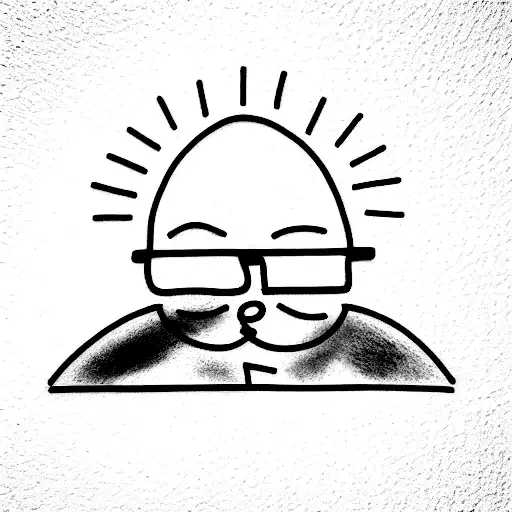 memory of grandpa tattoo design idea