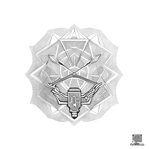 trust no one tattoo design idea
