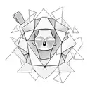 trust no one tattoo design idea