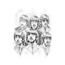 Beatles tattoo design idea
