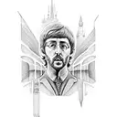 the Beatles tattoo design idea