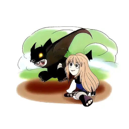 how to train your dragon tattoo design idea