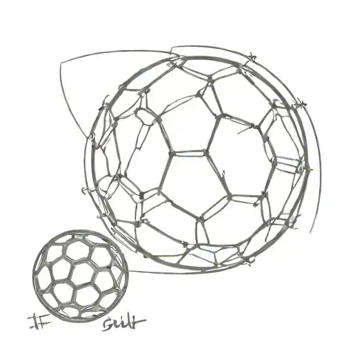 soccer ball, "if everything seems screwed up that's when you have to put it" tattoo design idea