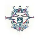 black people tattoo design idea