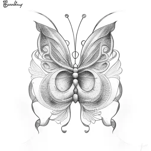 rainbow butterfly tattoo tattoo design idea
