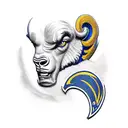 la rams tattoo design idea