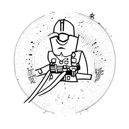 heroe tattoo design idea