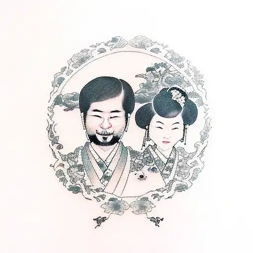 I want something to memorialize my Mother and Father married in 1967 tattoo design idea