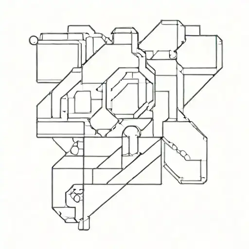 toji fushiguro lego bricks tattoo design idea