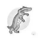 alligator  tattoo design idea