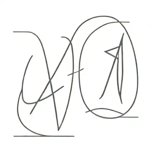 the letters "ALI" beside eachother tattoo design idea