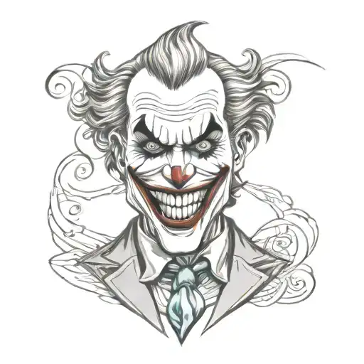 joker tattoo idea tattoo design idea