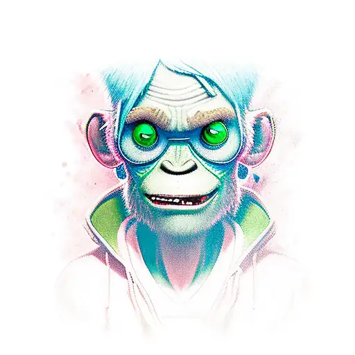 murdoc character from gorillaz tattoo design idea