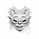 2d from gorillaz tattoo design idea