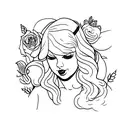Taylor Swift  tattoo design idea