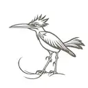 The roadrunner cartoon character tattoo design idea