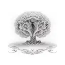 guitar tree  tattoo design idea