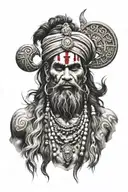 aghori shiva tattoo design idea