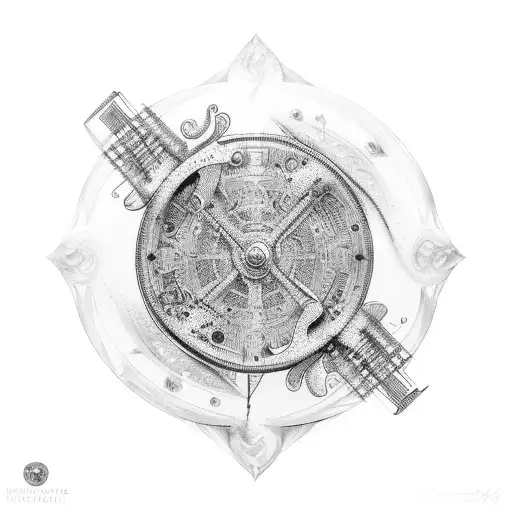 pendulum scale tattoo design idea