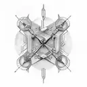 pendulum scale tattoo design idea