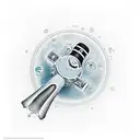 Submarine, water, diving down, submerge tattoo design idea