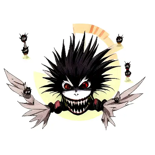 ryuk tattoo design idea