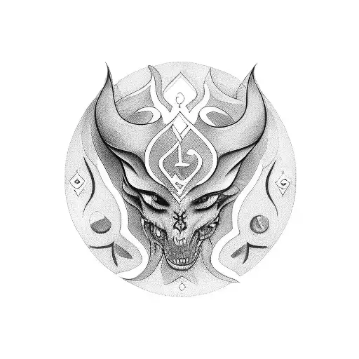 karma tattoo design idea