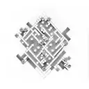 domino effect tattoo design idea