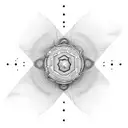 iris ufo alien tattoo design idea